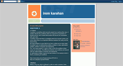 Desktop Screenshot of iremkarahan.blogspot.com