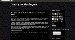 Desktop Screenshot of flatfingers-theory.blogspot.com