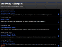 Tablet Screenshot of flatfingers-theory.blogspot.com