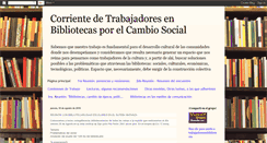 Desktop Screenshot of bibliotecariosporelcambiosocial.blogspot.com