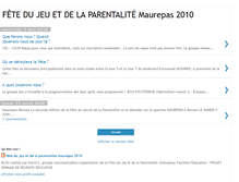 Tablet Screenshot of fetedujeuetdelaparentalite.blogspot.com