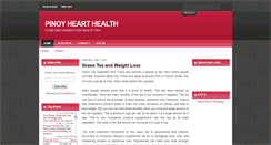 Desktop Screenshot of pinoyhearthealth.blogspot.com