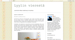 Desktop Screenshot of lyylinvieresta.blogspot.com