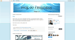Desktop Screenshot of blogdopaulinator.blogspot.com