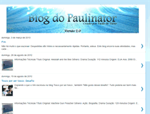Tablet Screenshot of blogdopaulinator.blogspot.com