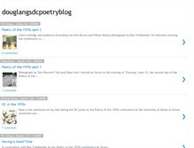 Tablet Screenshot of douglangsdcpoetryblog.blogspot.com