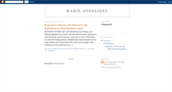 Desktop Screenshot of marieangelides.blogspot.com