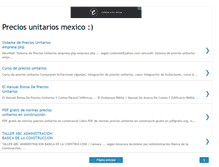 Tablet Screenshot of preciosunitariosmexico.blogspot.com