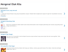 Tablet Screenshot of mengenal-otak.blogspot.com