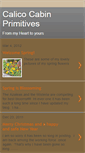 Mobile Screenshot of calicocabinprimitives.blogspot.com