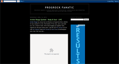 Desktop Screenshot of progrockfanatic.blogspot.com