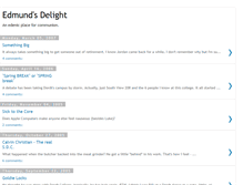 Tablet Screenshot of edmundsdelight.blogspot.com