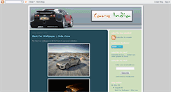 Desktop Screenshot of carzindia.blogspot.com
