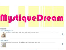 Tablet Screenshot of mystiquedream.blogspot.com