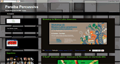 Desktop Screenshot of paraibapercussiva.blogspot.com