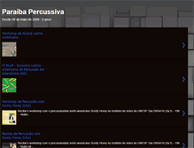 Tablet Screenshot of paraibapercussiva.blogspot.com