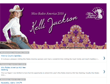 Tablet Screenshot of missrodeoamerica2010.blogspot.com