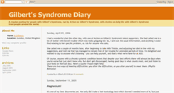 Desktop Screenshot of gilbertssyndrome.blogspot.com