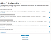 Tablet Screenshot of gilbertssyndrome.blogspot.com