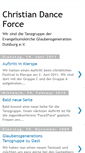 Mobile Screenshot of christiandanceforce.blogspot.com
