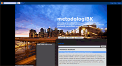 Desktop Screenshot of metodologibk.blogspot.com