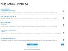 Tablet Screenshot of burcyorumu-astroloji.blogspot.com