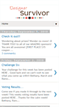 Mobile Screenshot of designersurvivor09.blogspot.com