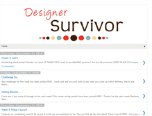 Tablet Screenshot of designersurvivor09.blogspot.com