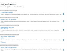 Tablet Screenshot of mswellwords.blogspot.com