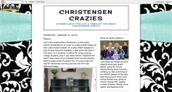 Desktop Screenshot of christensencrazies.blogspot.com