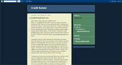 Desktop Screenshot of creditbuilder1.blogspot.com