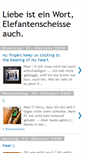 Mobile Screenshot of elefanten-scheisse.blogspot.com