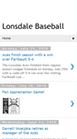 Mobile Screenshot of lonsdalebaseball.blogspot.com