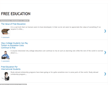 Tablet Screenshot of freeeducationtip.blogspot.com