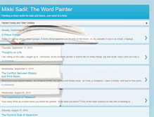 Tablet Screenshot of mikki-wordpainter.blogspot.com