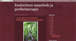 Desktop Screenshot of esoteerinenmaantiede.blogspot.com