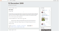 Desktop Screenshot of 12december2008.blogspot.com