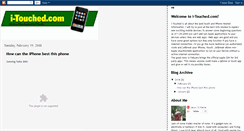 Desktop Screenshot of i-touched.blogspot.com