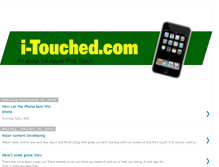 Tablet Screenshot of i-touched.blogspot.com