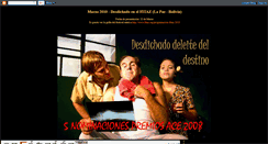 Desktop Screenshot of desdichadodeleitedeldestino.blogspot.com