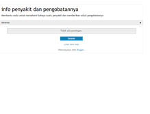 Tablet Screenshot of infopenyakitdancarapengobatannya.blogspot.com