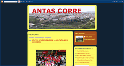 Desktop Screenshot of antascorre.blogspot.com