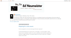 Desktop Screenshot of edneumeister.blogspot.com