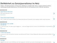Tablet Screenshot of gonzowahr.blogspot.com