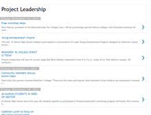 Tablet Screenshot of projectleadershipgc.blogspot.com