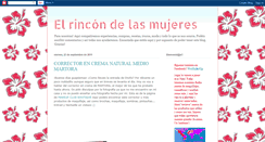 Desktop Screenshot of elrincondelasmujeres2011.blogspot.com