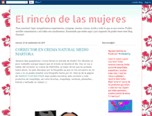 Tablet Screenshot of elrincondelasmujeres2011.blogspot.com