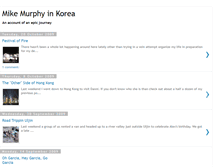 Tablet Screenshot of mikemurphyinkorea.blogspot.com