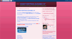 Desktop Screenshot of handyvertrag-zugabe.blogspot.com