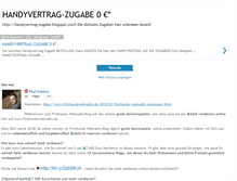 Tablet Screenshot of handyvertrag-zugabe.blogspot.com